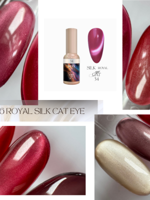 Set of 6 ROYAL SILK cat eye