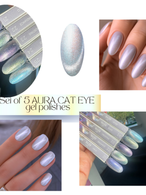 AURA cat eye SET OF 5