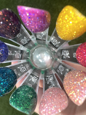 GLITZY collection of 9 NEW colours (G23-G31) TPO FREE