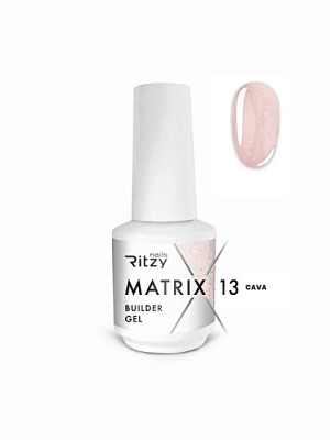 MATRIX builder gel in a bottle 13 CAVA (TPO/HEMA FREE) with shimmer