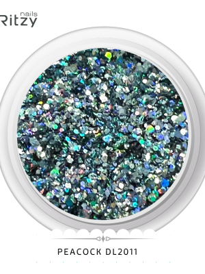 PEACOCK glitter DL2011