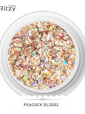 PEACOCK glitter DL2002