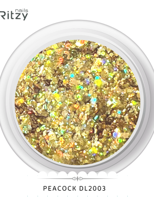 PEACOCK glitter DL2003