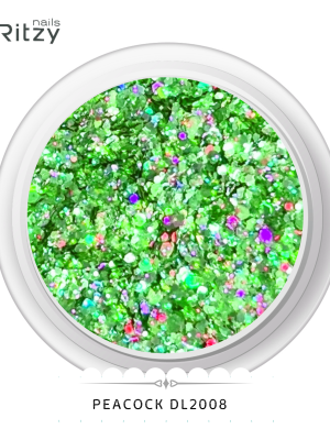 PEACOCK glitter DL2008