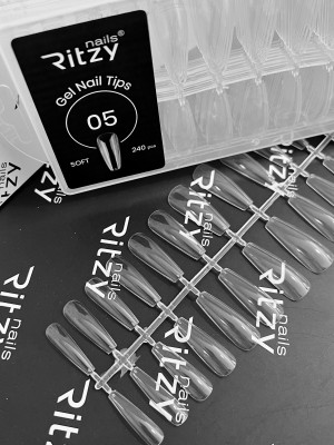 Soft Gel Nail Tips COFFIN 05 (240pcs)