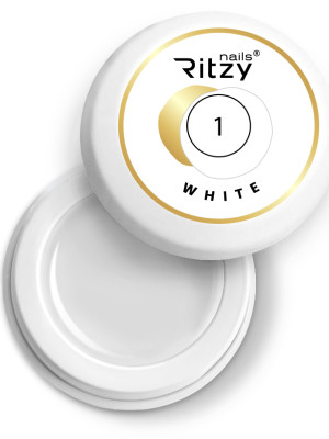 Ritzy Nails Gel Paint WHITE 01