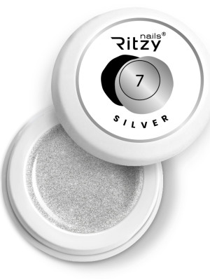 Ritzy Nails Gel Paint SILVER 07