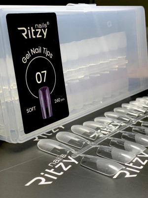 Soft Gel Nail Tips SQUARE 07 (240pcs)