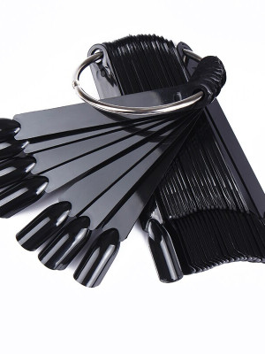 Display Tips SQUARE Black with a ring 50 pcs