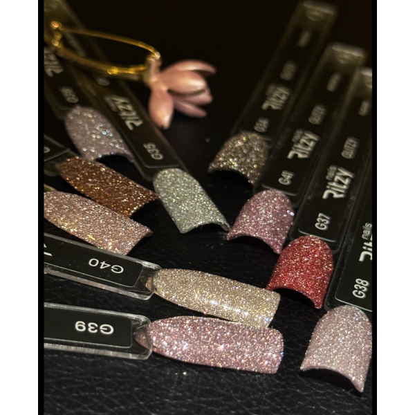 NEW RITZY GLITZY collection of 10 colours (G32-G41) TPO FREE