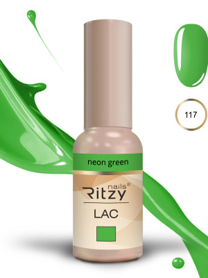 Ritzy Lac NEON GREEN  117 (tpo free)