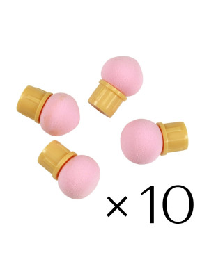 Replacement Sponges for Sponge Brush (Round Shape) 10 pcs 