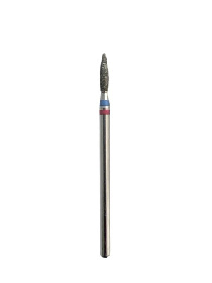NEW Diamond Cuticle Bit BLUE-RED FLAME 2.1mm