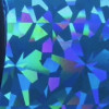 Crushed blue Transfer foil 