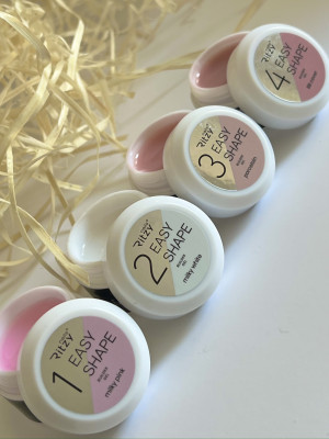 "TRY ME"  set of 4 EASY SHAPE builder gels (5ml each)