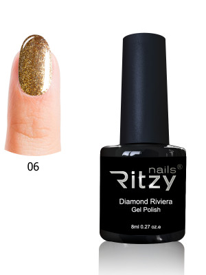 DIAMOND RIVIERA Gel Polish Amber 06(tpo free)