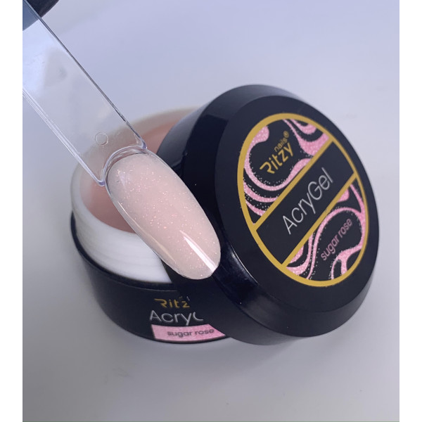  Acrygel with shimmer SUGAR ROSE 15ml (TPO/HEMA FREE)
