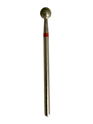 Cuticle drill Bit ball SPHERE Red 5mm  