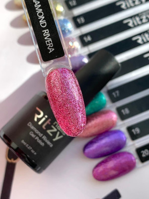 DIAMOND RIVIERA Gel Polish Pink Splash 18(tpo free)