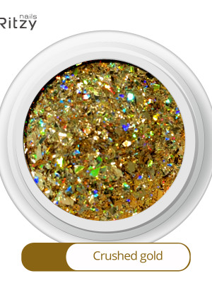 CRUSHED GOLD luxury glitter mix