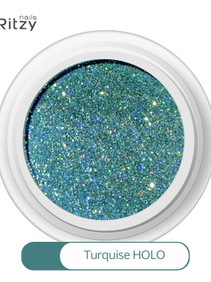 TURQUISE HOLO superfine glitter 