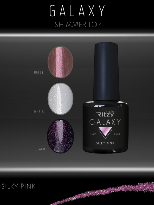 GALAXY Shimmering Top Gel SILKY PINK 