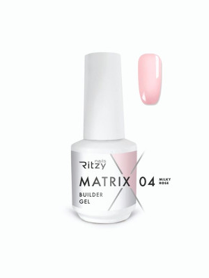 MATRIX builder gel in a bottle MILKY ROSE 04
