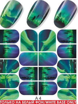 "Exquisite" Slider Nail Art Decoration A4