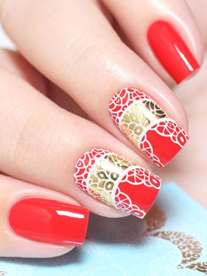 "Exquisite" Slider Nail Art Decoration F062