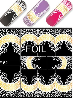 "Exquisite" Slider Nail Art Decoration F062