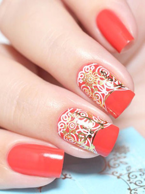 "Exquisite" Slider Nail Art Decoration F063