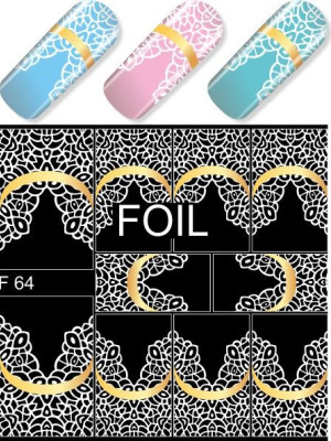 "Exquisite" Slider Nail Art Decoration F064