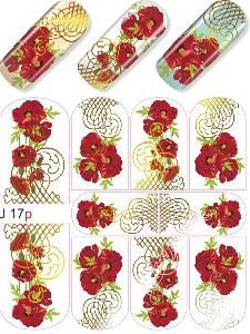 "Exquisite" Slider Nail Art Decoration J017p