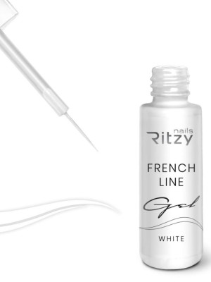  FRENCH LINE gel WHITE ( with a thin brush) 