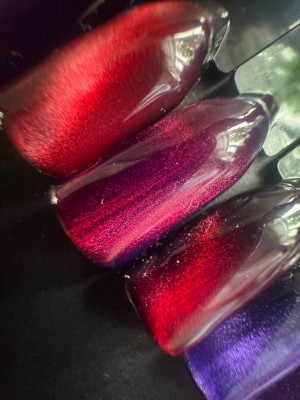 BOHEMIAN Glass gel polish RED WINE 