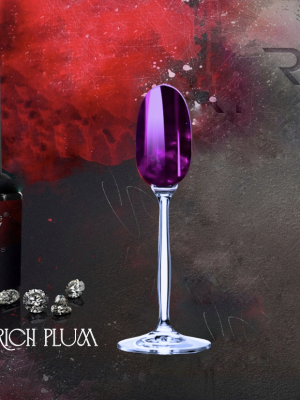 BOHEMIAN Glass gel polish RICH PLUM 