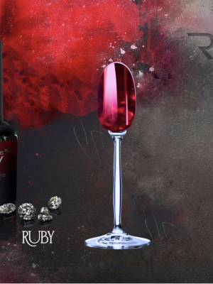 BOHEMIAN Glass gel polish RUBY