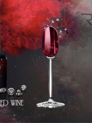 BOHEMIAN Glass gel polish RED WINE 