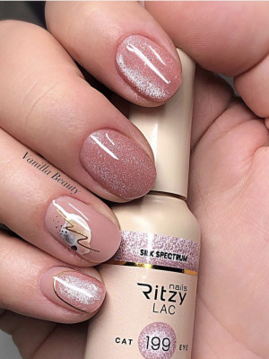 Ritzy lac CRYSTAL Cat Eye SILK SPECTRUM 199 (tpo free)