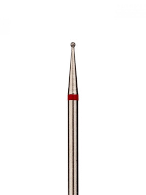 Cuticle drill Bit ball SPHERE Red 1.2mm  