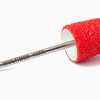 Reusable composite pedicure cap RED Coarse 127R