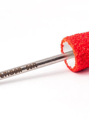 Reusable composite pedicure cap RED Coarse 90R