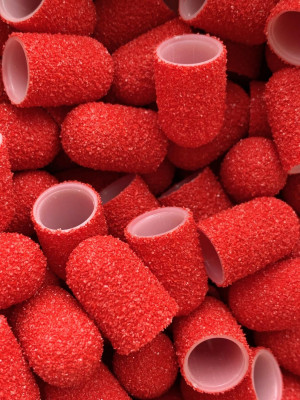 Replacement pedicure cap RED Coarse C10R ( 1pc)