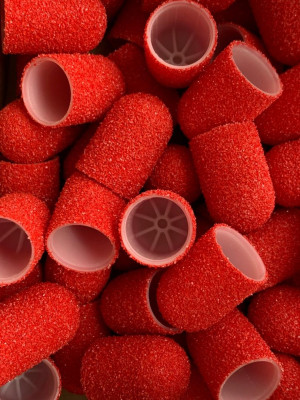 Replacement pedicure cap RED Coarse C13R (1 pc)