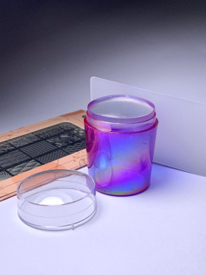 Nail Art Stamper with a scraper LARGE (purple)