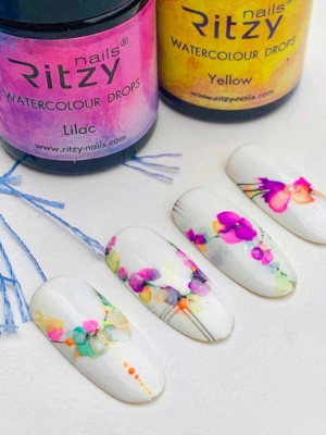 WATERCOLOUR DROPS  a set of 7 colours